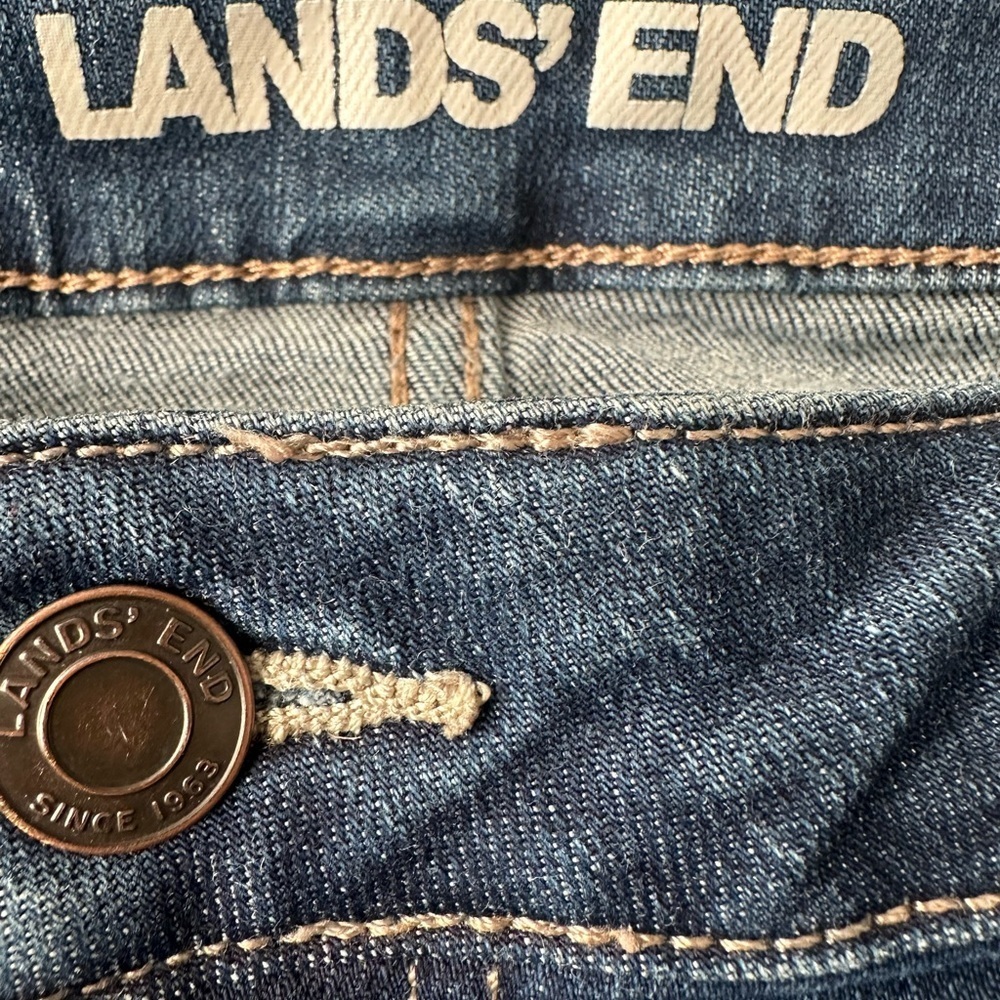Lands’ End Mid Rise Bootcut Jeans 16 - Picture 5 of 6